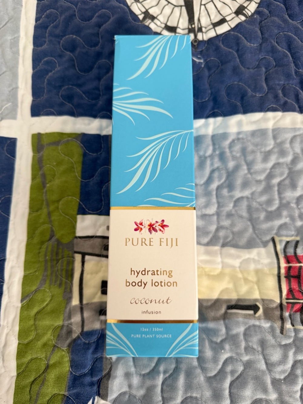 Pure Fiji Coconut Hydrating Body Lotion - Blue & Cream